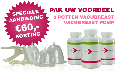 Speciale aanbieding met korting op de aanschaf van Vacubreast